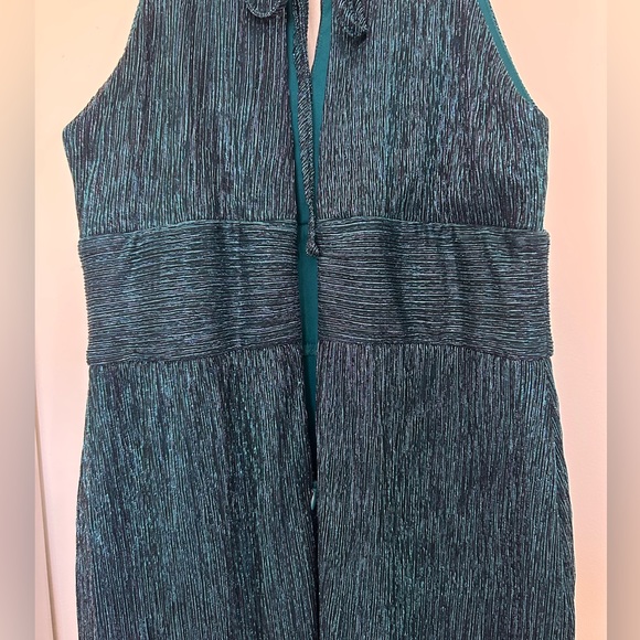 Elegant Mermaid Blue Evening Prom Dress Shimmer - Picture 3 of 11